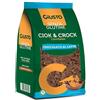 Giusto Cereali Ciok & Croc Senza Glutine, Snack di Cereali con Cioccolato al Latte per Colazione e Merenda, 125 g (1 pezzo)