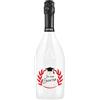 BRANDGIFT.IT Bottiglia Personalizzata Spumante Laurea Astoria Prosecco Brut 75 Ml Perlage Fine Persistente Sapore Fitto Ed Equilibrato Bottiglia Prosecco Personalizzata Per Brindisi Originali
