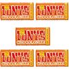 Tony's Chocolonely - Barretta di cioccolato al latte e sale marino - 180 g, confezione da 5
