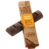 Lovechock - Barretta di cioccolato puro biologico con noci pecan/polvere maca