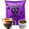 La Capsuleria Caffè DECA, corposo (100 Capsule) compatibili con Fior Fiore Coop, Lui Espresso, 1 Box da 100 Capsule in bustine salva aroma, gusto ricco senza caffeina, ideale per ogni ora del giorno, La Capsuleria