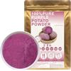 Plant Gift 100% Natural Pure Purple Potato Powder 100g/3.52oz 紫薯粉 Pura Patata Dolce Polvere, Pura Polvere Colorante Alimenti, Ottimo per Cottura, Succhi, Smoothies, Shakes e Bevande.