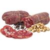 Amanti taste and passion Soppressata alle Nocciole di Giffoni | Macelleria Longo | 1kg Sottovuoto | Senza Glutine e Lattosio | Alta Qualità Artigianale | Cilento Piana del Sele | Eccellenze Campane