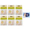 Felce Azzurra 6x Crich Wafer con Crema al Limone, Waffle Wafers, Snack Dolci Busta da 250g + 1 Confezione di Talco Felce Azzurra in omaggio, Busta da 100g