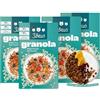 3Bears Granola - Crunch di avena | Granola croccante e vegana con fiocchi di cocco e cannella, 4 x 325 g | Senza zucchero industriale | In collaborazione con Sarah Harrison