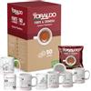 irpot set regalo composto da 2 confezioni di Cialde da 50 pz Caffè Toraldo Forte e Cremoso + 2 tazzine da caffè da 80 ml personalizzabili