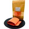 AlcoFermBrew Budello Sintetico - Budella di plastica per salumi, Budello Artificiali per Salumi (Ø73mm/10mts - Arancione)
