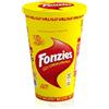 CAIYA Fonzies Gli Originali Croccantini di Mais al Formaggio Cotti al Forno, Non Fritti - Tubo Pocket 65g