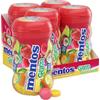 Mentos Gum Big Bottle Curvy, Tropical Red Fruit/Lime, 50 Pieces (Pack Of 4)