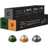 Nespresso Vertuo Melozio, Fortado, Stormio Confezione da 3, 30 Capsule