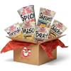 HU TASTE - Set Ramen Giapponese e Noodles Istantanei - Box Cibo Giapponese e Asiatico Mix 6 Gusti: Miso, Manzo Spicy, Gamberi, Teriyaki Pollo, Spicy e Pollo - Kit Ramen Pronto da Mangiare - 6 x 67g