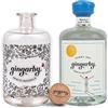 Gingarby Spirito Naturale GinGarby Confezione FIRST LOVE & SUNNY DRY GIN | Ginepro, Mela Rosa dei Sibillini, Pesca della Valdaso, Agrumi, Liquirizia, Erbe mediterranee, Spezie | Bundle Set 2 Bottiglie 70cl.