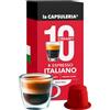 La Capsuleria Caffè ESPRESSO ITALIANO, ricco e gustoso (200 Capsule) compatibili con Nespresso, 20 box da 10 capsule, miscela equilibrata con aroma rotondo, gusto morbido e crema dorata (La Capsuleria)