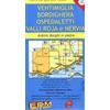 CARTA DEI SENTIERI IM 3 Imperia, Ventimiglia, Pigna, alta via dei monti liguri 1:25.000