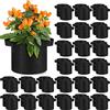 Nuanchu 60 Packs 2 Gallon Grow Bags Bulk Aeration Fabric Pot with Handles Thickened Nonwoven Garden Bags to Healthy Root Growth Vegetables Heavy Duty Grow Pots Planting Bag Planter for Flower Fruits