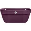 Elho Vibia Campana Wall Basket 35 - Fioriera per Balcone esterno - Ø 35.0 x H 14.8 cm - Viola/Porpora Acero