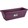 Elho Barcelona Trough 70 - Fioriera per Balcone esterno - Ø 69.8 x H 16.0 cm - Viola/Porpora Acero