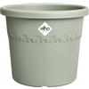Elho Algarve Cilindro 48cm Vasi per Piante - Thyme Green | ∅ 48 x A 40 cm | Adatto per uso esterno | Plastica riciclata al 100%