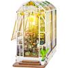 Does not apply Book Nook Kits Case Dei Giardino: Casa Delle Bambole in Legno Con Luci LED, 3D M