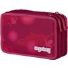 ergobag Astuccio maxi set da 40 pezzi, matite colorate e pennarelli Lyra, scomparto per monete, righello, forbici Bearicorn - Bacche