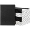 Yarotm Quaderni A6-24 Pezzi Quaderni a Quadretti 5mm - 10x14cm 100g Carta Taccuino Appunti Piccolo - 60 Pagine Blocco Note Quaderno Appunti Copertina Morbida Viaggiatori Diari Nero