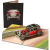 PopLife Biglietto pop-up 3D per tutte le occasioni, motivo: automobile, per compleanno, festa del papà, congratulazioni, pensionamento, anniversario di lavoro, pensando a te, sei il migliore, per papà