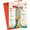 FestySpark Regalo di compleanno originale - Un incredibile viaggio nel 1969 - Idea regalo 57 anni donna e uomo - Biglietto compleanno 57 anni donna e uomo - Decorazione compleanno 57 anni