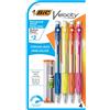 BIC Velocity (MV7P41-Blk) - Portamine 0,7 mm, 4 ct, colore: nero