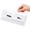 Netuno 2000x busta portadocumenti autoadesiva lunga 23,9 x 13,1 cm busta trasparente DL per documento di accompagnamento fattura bolla di consegna tasca trasparente adesiva spedizioni