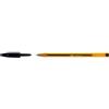 BIC Set di 5 penne a sfera CRISTAL sottile, punta fine, colore: Nero