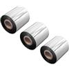 vhbw 3x nastro trasferimento termico compatibile con Zebra ZT230, ZT420, ZT220, ZT410 etichettatrice, indelebile, 70mmx300m, cera/resina