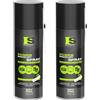 Spraytive 2 x 400 ml spray ad aria compressa con estensione spray da 100 mm, per la pulizia di tastiera, PC, Playstation, Xbox
