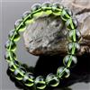 SBOTTON NUOVO!!!!!!8-10mm. Natural Moldavite Green Aerolites Creato in cristallo ceco Pietra crudo Pietra macinata for perline Bracciale meteorite,498qwe