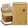 Generico Buste per Spedizioni Imbottite Piccole 15x21 cm - 10 Pacchetti Postali Vinted con Pluriball Antiurto - Sacchetti Carta Avana Autosigillanti per Spedire Oggetti, Gioielli, Cosmetici ed Elettronica