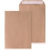 LOGIC PACK 50 Buste per lettere commerciali DIN B4 (250 x 353 mm) Marroni Autoadesive senza finestra - Carta Kraft