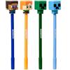 Puckator Penna Cancellabile Inkredible Con Topper Chibi Minecraft - Regalo per Studenti e Insegnanti, Fine Anno Scolastico