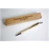 Atelier Mumu Penna personalizzabile con nome e scatola incisa in legno, incisione con il vostro testo Regalo personalizzato ideale per compleanno, Natale, pensionamento.
