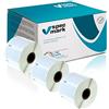 specmark 3 Rotoli di etichette compatibili con DYMO 11354 57mm x 32mm S0722540 1000 Pezzo compatibile con tutte le stampanti di etichette Label-Writer 450 4XL Seiko-SLP