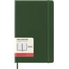 Moleskine Agenda Giornaliera 12 Mesi 2024, Agenda 2024, Formato Large 13x21, Copertina Rigida e Chiusura Elastica, Colore Verde Mirto
