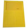 Aurora Store.it 50 CARTELLINE CON FINESTRA GIALLE CARTELLE IN CARTONCINO PER ATTI SINTEX blasetti