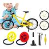 Generisch Modello di bicicletta in lega - Giocattolo in miniatura per mountain bike, decorazione sportiva da scrivania | Novità ornamento sportivo per libreria tavolo comodino artigianato
