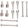 RiToEasysports Accessorio per Auto RC 1/18, Adattatore Dogbone per Albero di Trasmissione, Giunto RC Diff Cup e Sostituzione dell'Asse per Modelli A949/A959/A969 e altre Auto RC 1/18