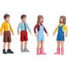 EXCEART 1 Set Modello Personaggio Bambini Mini Fingere Giocattoli Persone Figure Di Spiaggia Personaggi Architettonici Personaggi Personaggi Umani In Piedi Dipinto PVC