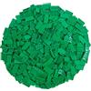 Q-Bricks Piastrelle (1 x 1,1 x 2,2 x 2,2 x 4) Verde segnaletico 180/sacchetto 1000 pezzi.