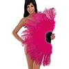 Carnival Toys Ventaglio Gigante Fucsia Extra Lusso in Piume di Struzzo per Burlesque