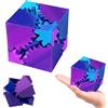 BUKLUKE Gear Ball 3D Stampato, Sfera Ingranaggi Antistress, Cubo Sfera Ingranaggi Fidget Toys per Bambini di 3+ Anni e Adulti, Quadrato