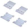 Mirthben Set di mattoncini da costruzione, 4 accessori per binari | Binari ferroviari giocattolo compatibili con il leader di mercato dai 3 anni in su
