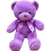 TROYSINC Orsacchiotto di peluche, morbido pelo, orsacchiotto, San Valentino, festa dei bambini (viola, 30 cm)