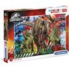 Clementoni - 29106 - Supercolor Puzzle - Jurassic World - 180 pezzi - Made in Italy, puzzle bambini 7 anni+