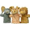 GoKi 15354 Marionette a mano, animali selvatici, misti
